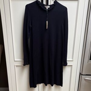 Elegant Black Long Sleeve Dress